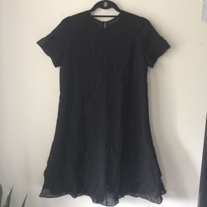 Morgane le Fay silk-lined wool dress